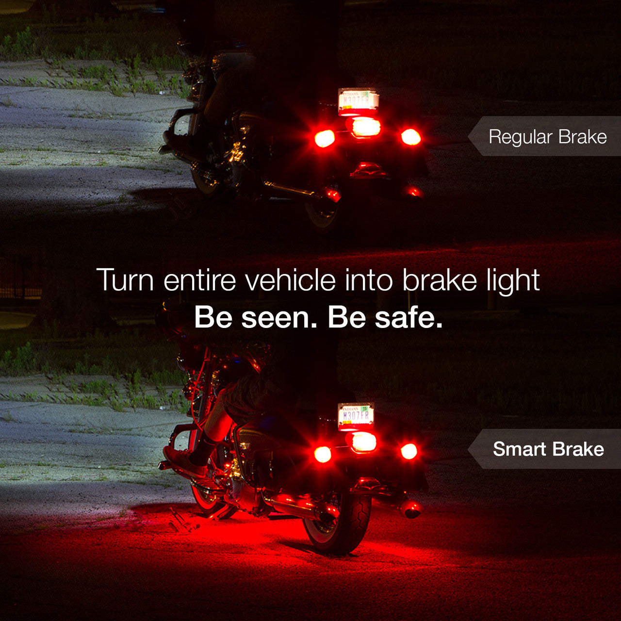 LED Motorcycle Underglow Accent Light Kits | XKchrome Smartphone App